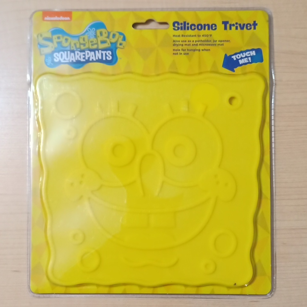 SpongeBob SquarePants Silicone Trivet Mat Pot Holder